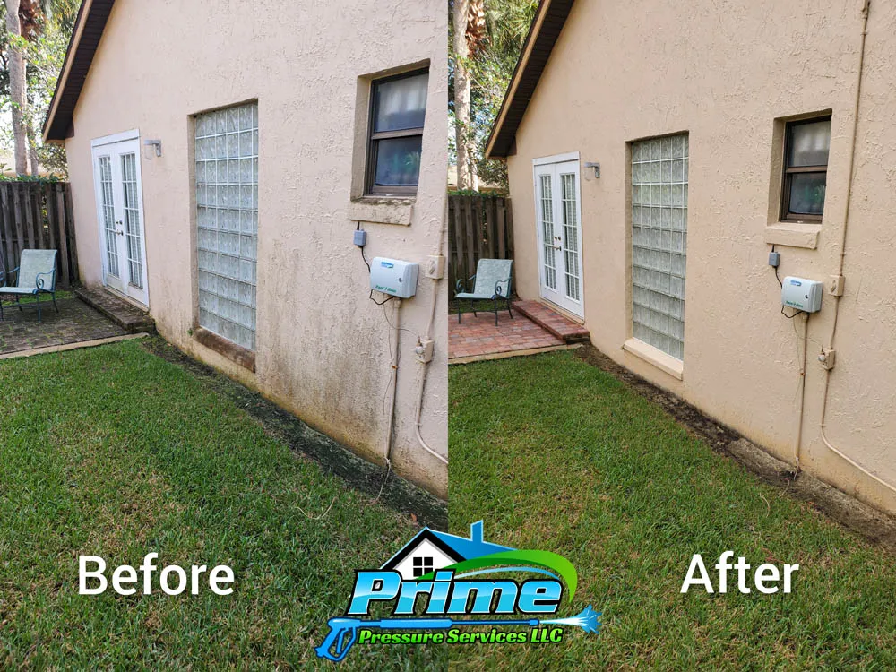House siding pressure wash